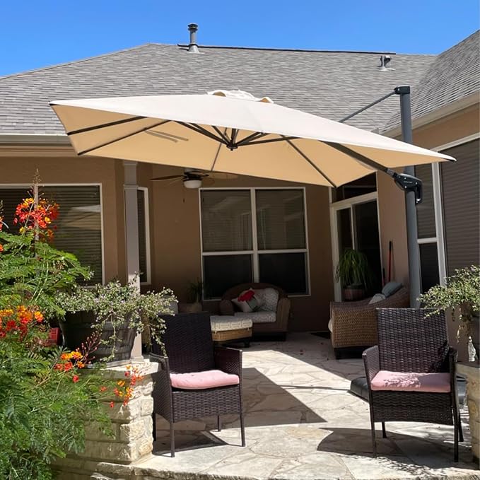 PURPLE LEAF 10 Feet Patio Umbrella by PURPLELEAF