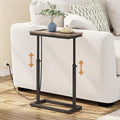 TUTOTAK End Table with Charging Station, Side Table, Tall Couch Table, Sofa by ChoosetutotakFurnitureBuildYourCozyHome