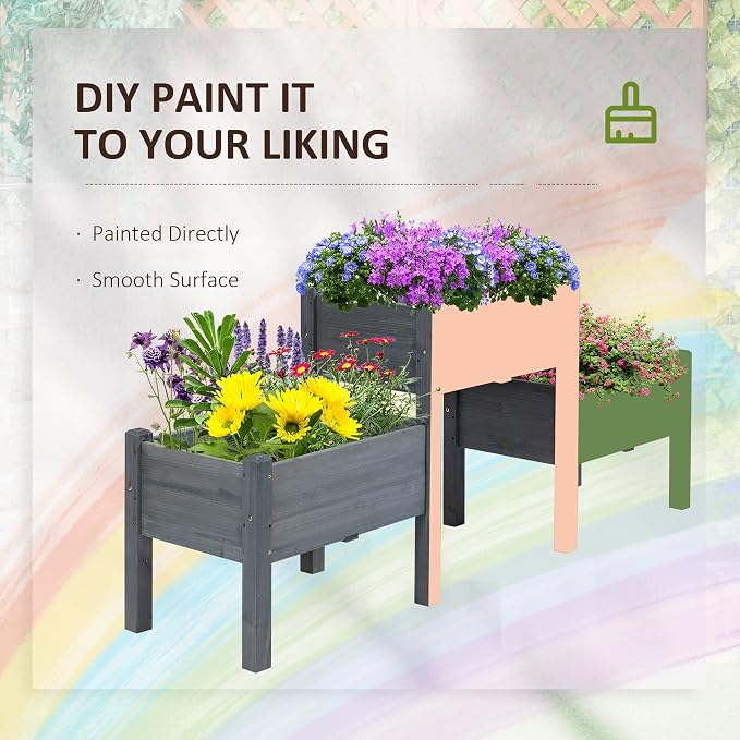 Outsunny Raised Garden Bed - Image 3