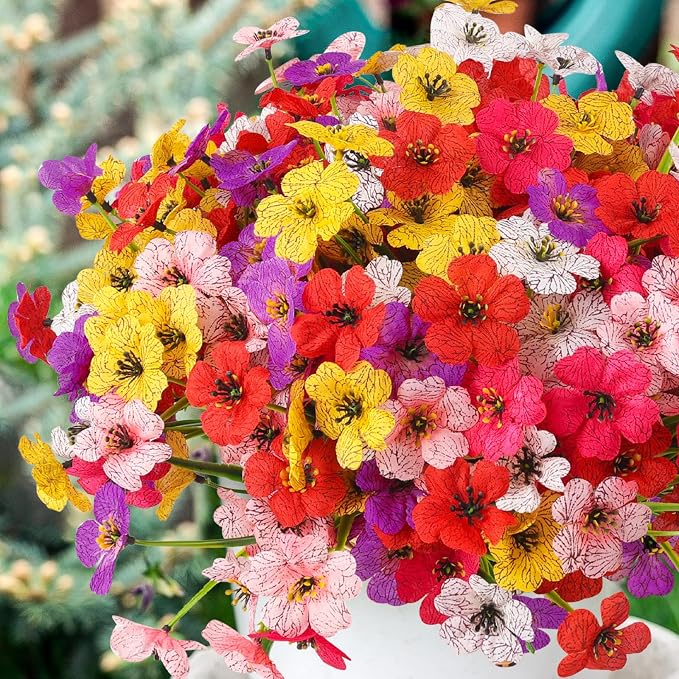 MACTING 24 Bundles Artificial Flowers - Image 6