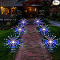 Solar Garden Firework Lights Outdoor Waterproof 6 Pack, 120 LED Sparklers by SolarEra-FREETOSHINE
