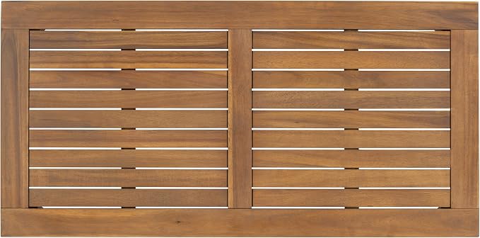 Christopher Knight Home Lama Rectangular Outdoor Coffee Table, Slat Panel Side - Image 8