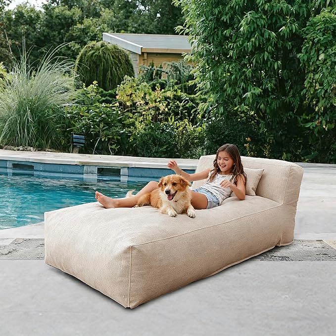 Outdoor Bean Bed Chair Sun Lounger, Outdoor Couch Sofa - Image 7