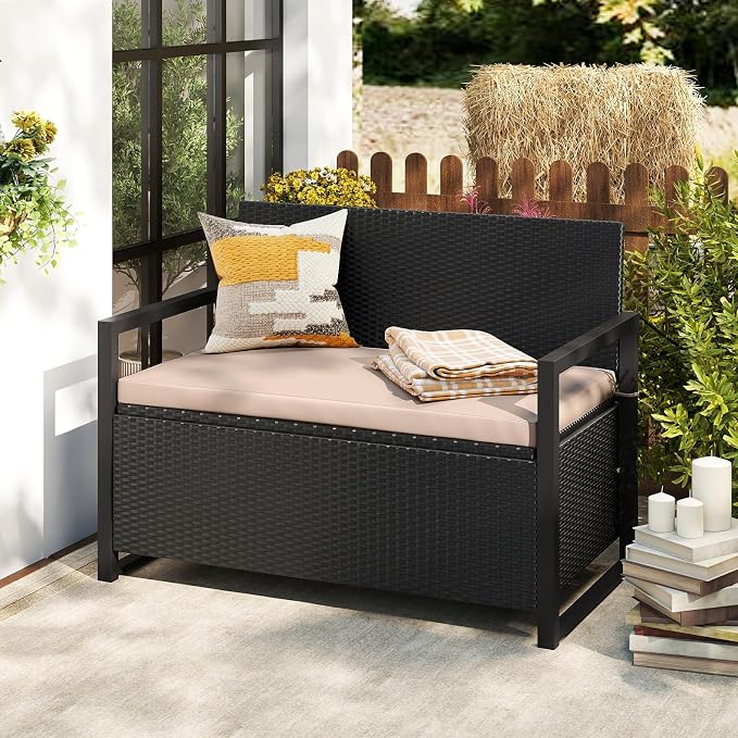 Tangkula 40 Gallon Outdoor Bench - Image 9
