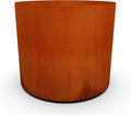 PLANTERCRAFT Corten Steel Metal Planter Box, Round Sizes, Modern Garden Steel by Plantercraft
