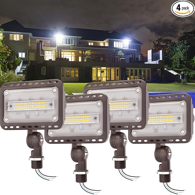 CINOTON 20W LED Flood Lights Outdoor, IP65 Waterproof Exterior Security Wall by CINOTON