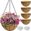 4 Pack 18 Inch Hanging Planters by KarlliuHOMEGARDEN