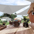 Patio Paradise 24' x 24' x 24' Sun Shade Sail Triangle Canopy Shade Cloth by Patio