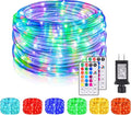 49Ft LED Rope Lights for Outside, 18 Colors Changing Outdoor Fairy String Lights by Nazuwke