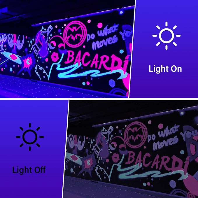 12W Black Lights for Glow Party - Image 3