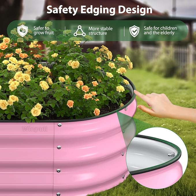 Raised Garden Bed Kit, Large Metal Raised Beds - Image 2