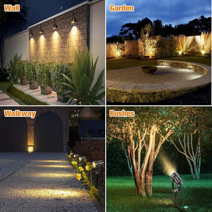 APONUO Metal Solar Spot Lights Outdoor - Image 3