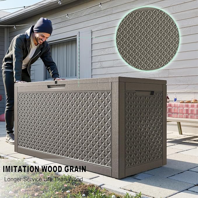 ROJIK Outdoor Storage Housing Deck Box - Image 5