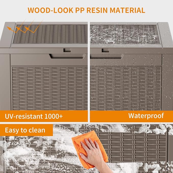 ROJIK Outdoor Storage Housing Deck Box - Image 4