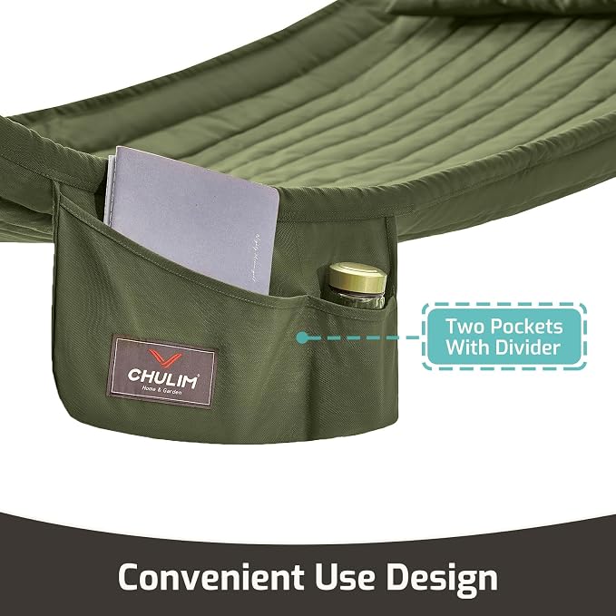Double Quilted Fabric Hammock - Image 3
