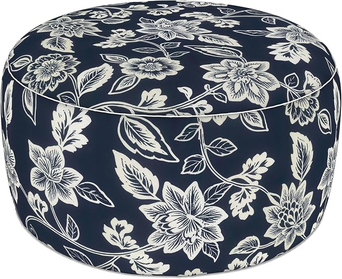 LVTXIII Indoor/Outdoor Extra Large Inflatable Ottoman Pouf D31 x H14 Inch by LVTXIII