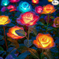 WdtPro Solar Lights Outdoor, 8 Pack Solar Garden Light by WdtPro