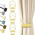 Hion Magnetic Curtain Tiebacks Golden 6 Pack, Curtain Tiebacks Buckles by Hion