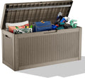 ROJIK Outdoor Storage Housing Deck Box, Waterproof Patio Furniture, Garden Tools by ROJIK