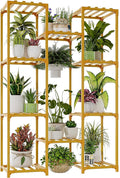 Bamworld Bamboo Plant Stand Indoor Hanging Plants Shelf by Bamworld