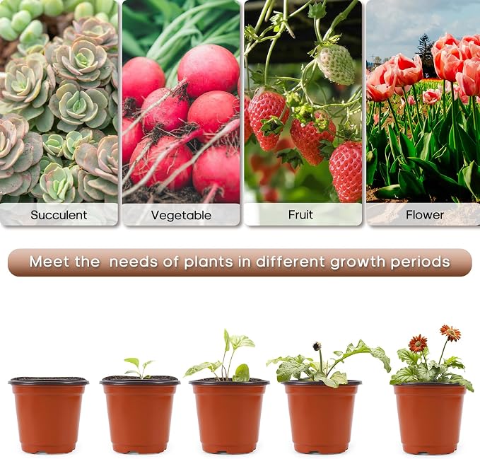 200 Pack 6 Inch Plastic Nursery Pots - Image 6