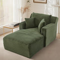 65.4" Chaise Lounge Chair Indoor, Oversized Boneless Couch Comfy Upholstered by VEPXXP