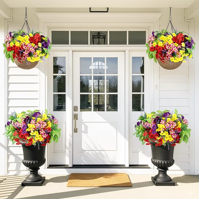 HOHOTIME 21 Bundles Artificial Flowers - Image 2