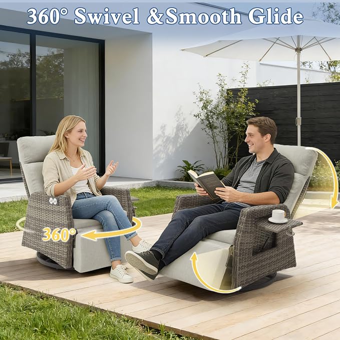 Adjustable Outdoor Recliner Chair - Image 3