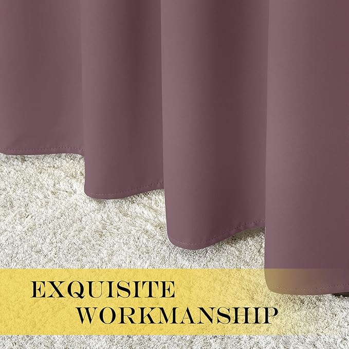 NICETOWN Blackout Small Window Curtain 54 inches Length - Image 6