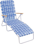 Camp & GO 4-Position Folding Web Lawn Chair Outdoor Lounger by CAMPGO