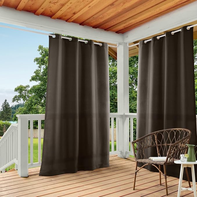 TOWN & COUNTRY BASICS Cabana Solid Heavyweight Indoor Outdoor Curtains by TOWN+%26+COUNTRY+BASICS