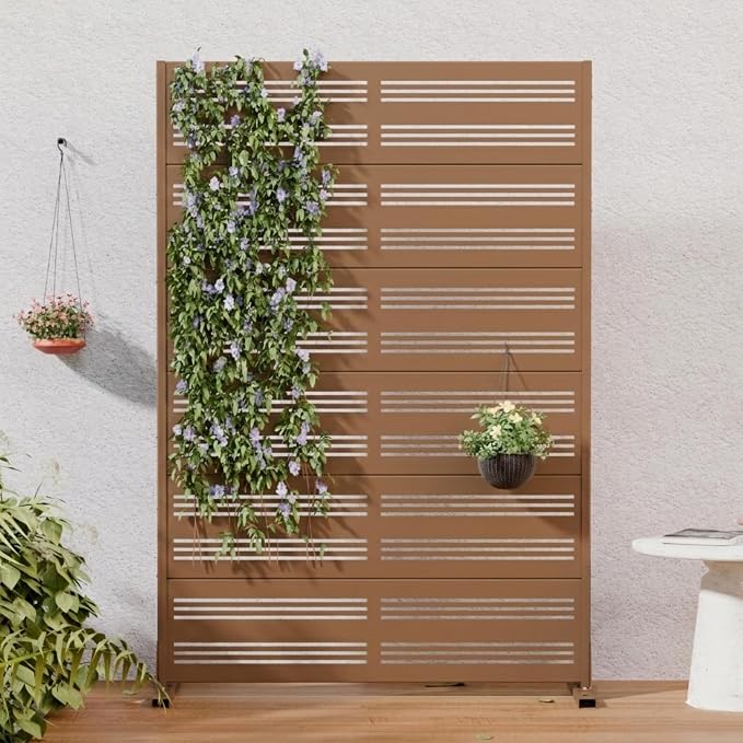 Casaphoria Metal Privacy Screen Outdoor by Casaphoria