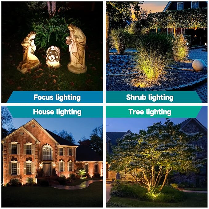 Gardencoin Solid Brass Outdoor Landscape Spotlight, 12V LED Low Voltage Spot - Image 6