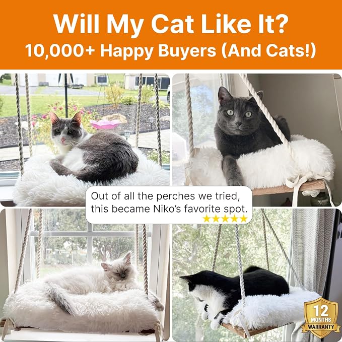 Cat Hammock with Industrial-Grade Suction Cups - Image 9