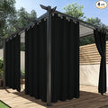 HolidayIdeas Outdoor Curtains for Patio Waterproof, 4 Panels by HolidayIdeas