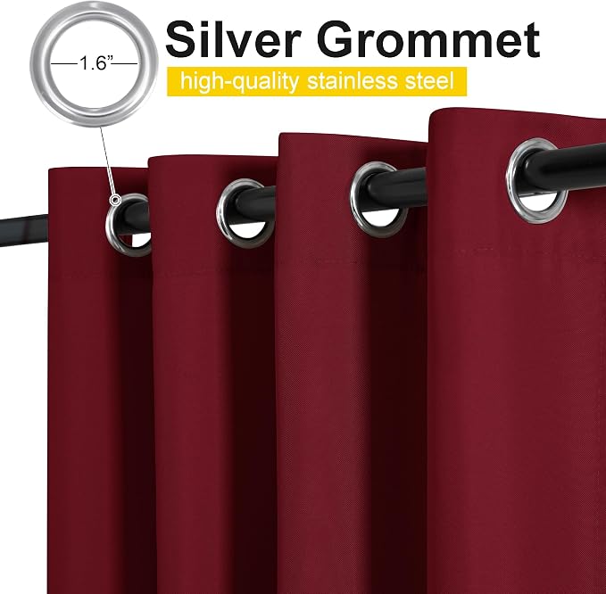 NICETOWN Canvas Outdoor Curtains - Image 3