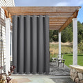 NICETOWN Heavy Weighted Outdoor Curtain Waterproof & Windproof, Thermal by NICETOWN