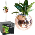 SCANDINORDICA Disco Ball Planter – Value Package: Mirror Disco Planter by SCANDINORDICA