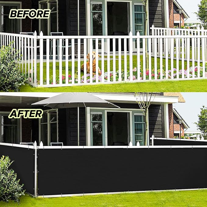 LOVE STORY Balcony Privacy Screen, UV Protection and Weather-Resistant - Image 3