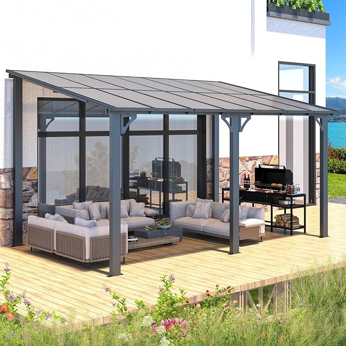 AECOJOY 14' x 8' Gazebo Outdoor Pergola by AECOJOY