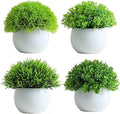 Fake Plants 4 Packs Artificial Potted Plants Faux Greenery Small Fake Shelf or by Unknown