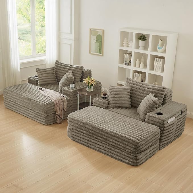 5-In-1 Oversized Chaise Lounge Chair Indoor - Image 6