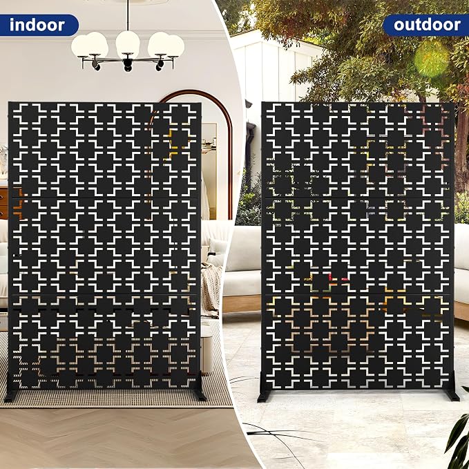 Outdoor Privacy Screen, Freestanding Privacy Fence Panels - Image 6