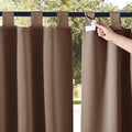 NICETOWN 2 Panels Privacy Outdoor Curtainss Weighted by NICETOWN