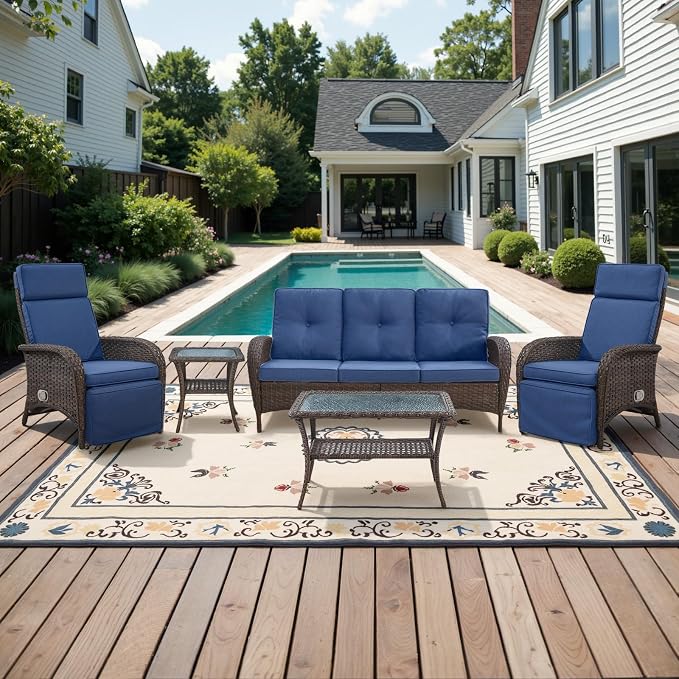 Belord 5 Piece Patio Furniture Set by Belord
