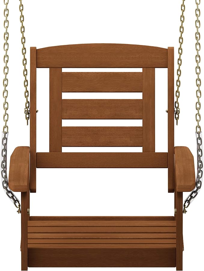 Furinno Tioman Hardwood Patio / Garden / Outdoor 2ft Porch Swing, 1 Seater - Image 5