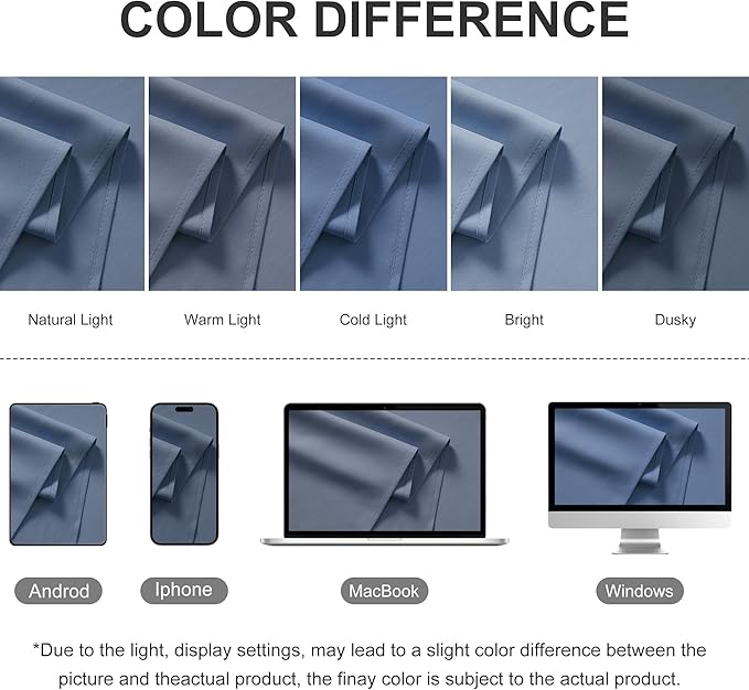 RYB HOME Extra Wide Outdoor Curtains - Image 8