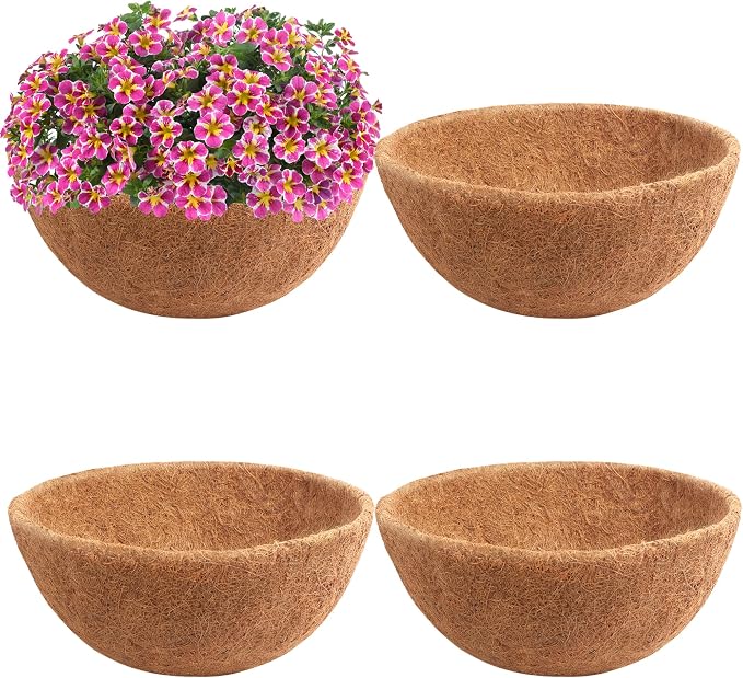Y&M 4pcs 18“ Round Coconut Fiber Liner by YM