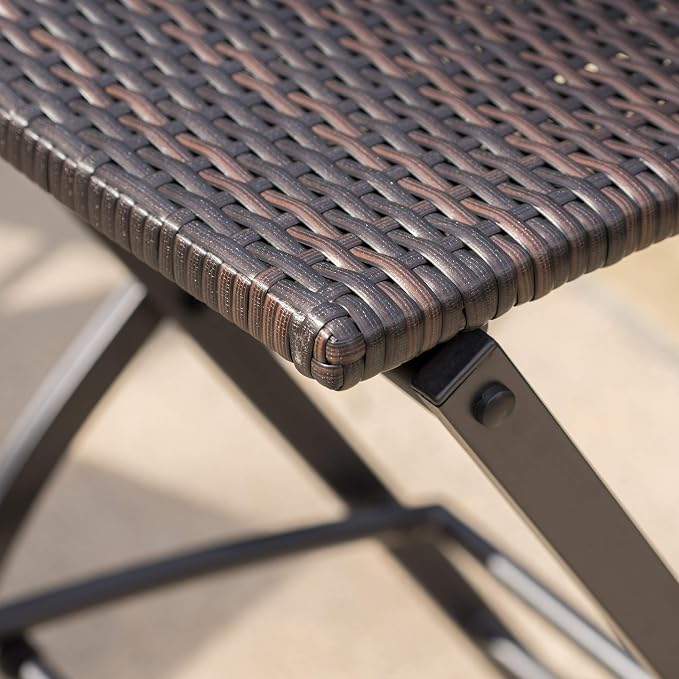 Christopher Knight Home Margarita Outdoor Wicker Barstools, 2-Pcs Set - Image 6