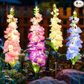 KOOPER Solar Lights Outdoor Garden Decor, 4 Pack Upgraded Delphinium Solar by KOOPER